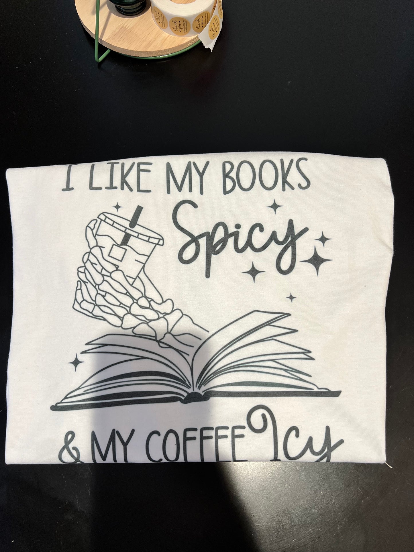 I Like My Books Spicy Tee